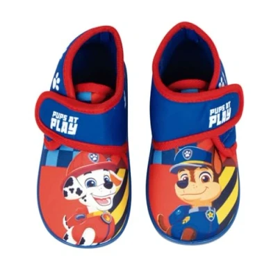 Image de Paw Patrol Pantoufles pour enfants Pat&#039; Patrouille avec semelle en caoutchouc, multicolore, 23 EU