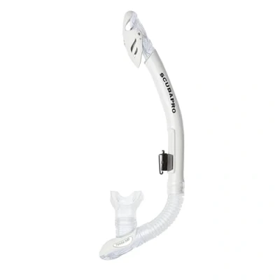 Image de Scubapro Fusion Dry Tuba, WHT Kit de détendeur pour plongée en Eau Froide Unisex Adult, White, One Size