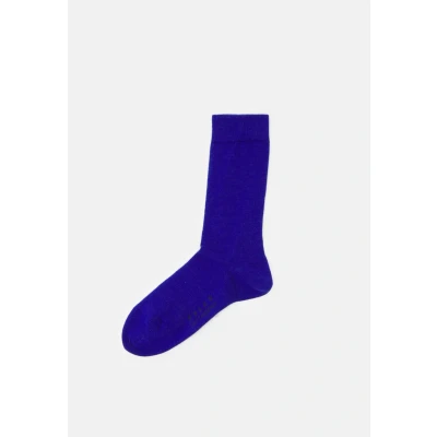 Image de Falke Femme Softmerino W So Laine Coton Unies 1 Paire Chaussettes, Bleu (Imperial 6065), 37 38 EU
