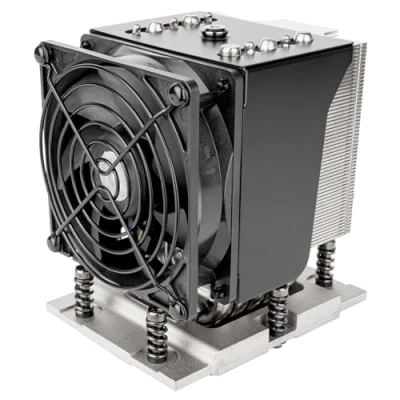 Image de SilverStone Technology XE04 SP5, Refroidisseur de CPU pour serveur/poste travail à facteur forme réduit 4U sockets AMD SST SP5B (Noir+Noir)