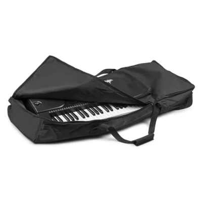Image de MAX AC138 Sacoche Large, Housse de Protection pour Clavier et Effets Lumineux, Couleur Noire, 92 x 33 x10cm Les Compartiments, Professionnelle, Transport Sonorisation