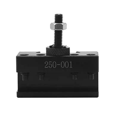 Image de Dovhmoh 250 001 CNC Tour Porte Outil à changement rapide Post Cutter Holder Kit de vis Set Barre d&#039;alésage Tournant Face Support Clé