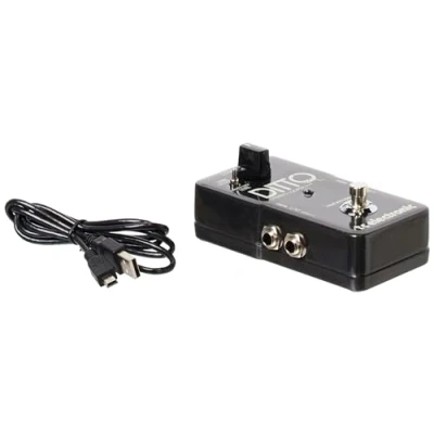 Image de TC Electronic DITTO STEREO Looper Pédale d’effet Très Intuitive avec entrée/sortie Stéréo et Import/Export de Boucles