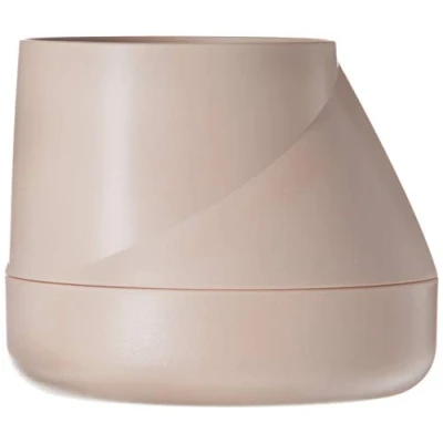 Image de QUALY Oasis Hill QLX20001 CR Pot de Fleurs avec système d&#039;auto arrosage Crème Taille S