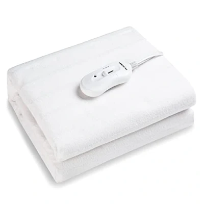 Image de Venustas couverture électrique, chauffante avec 3 réglages de chaleur, matériau en polyester doux