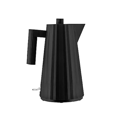 Image de Alessi Kettle Plissé Black Michele de Lucchi 1.7 Liter MDL06 B