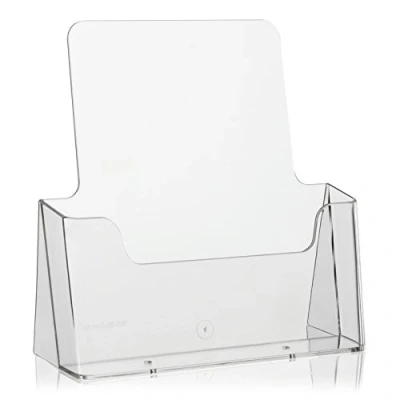 Image de VITAdisplays Lot de 2 supports pour prospectus Transparent Format A4