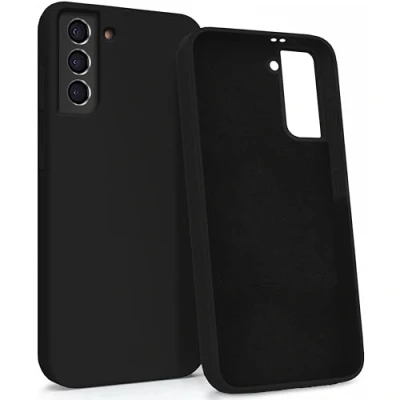Image de MyGadget Coque pour Samsung Galaxy S21 Plus Case Protection Rigide Anti Choc avec Doublure Microfibre Noir