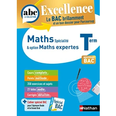 Image de Maths &amp; expertes Terminale ABC Excellence Bac 2024 Enseignement de spécialité Tle Cours complets, Notions clés et ... Livre d’occasion