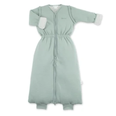 Image de Bemini Magic Bag Gigoteuse 12 24m Jambes séparables Manches Amovibles Pady Waffle Bio + Jersey Tog 2.5 Vert céladon