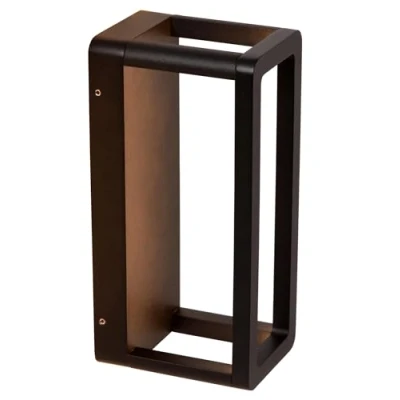 Image de Lucide Narvik applique murale 12,5 x 8,6 23 cm 9,2W LED incl IP65 noir