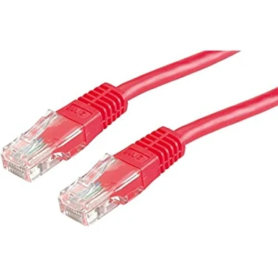 Image de VALUE Cordon LAN Cat 6 Câble réseau UTP Ethernet avec connecteur RJ45 rouge 3 m