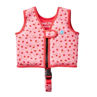 Image de Go Splash Gilet de Natation (avec Ceinture), Strawberry Field, 2 4 Ans