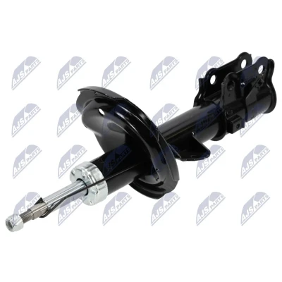 Image de NTY A HY 527 Amortisseur Essieu avant droit Pression de gaz Système bitube Jambe suspension Goujon en haut, Collier bas
