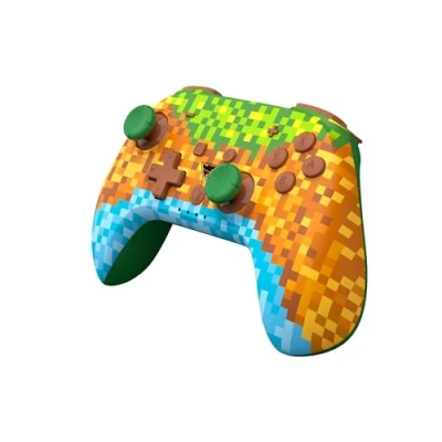 Image de DragonShock PopTop Noir et Blanc Manette compacte sans fil Bluetooth pour Nintendo Switch OLED PC Android (Cube)