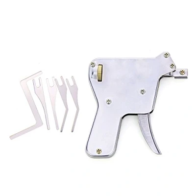 Image de TPM Go Pistolet de crochetage multi serrure avec 5 embouts, déverrouillez la porte, simplicité l&#039;opérateur (UP)