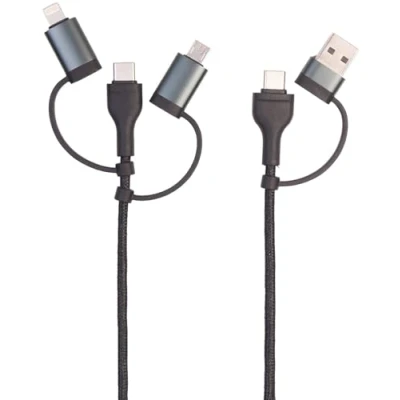 Image de Câble USB C vers C, A, Micro et Lightning [Callstel]