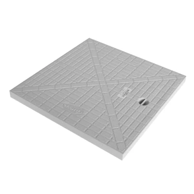 Image de Jardibric Couvercle de Regard en Polypropylène Renforcé pour Collecteur d&#039;Eaux Pluviales Dimensions 38 x cm, Adapté aux Regards 40 cm Solution Robuste et Pratique