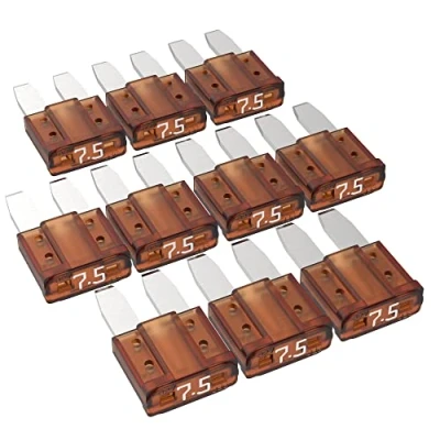 Image de AUPROTEC Micro 2 Fusibles à lame MikrOTO II 5A 30A fusible enfichable d&#039;automobile choix : 7,5A ampère brun, 10 pcs