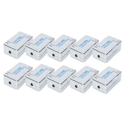 Image de DIGITUS Module de Connexion LSA Cat 6 10 pièces Blindé Borne Cat6 autodénudante AWG 22 à 26 pour câbles Ethernet, réseau, Pose, d&#039;installation Argenté