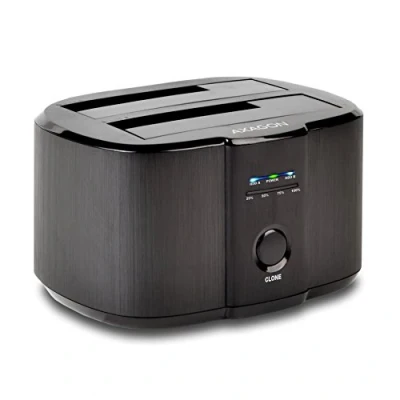 Image de Axagon ADSA ST Station daccueil de disques stockage USB 3.0 [3.1 Gen 1] Type B Noir ( USB3.0 2x SATA 6G Clone Dual HDD Dock)