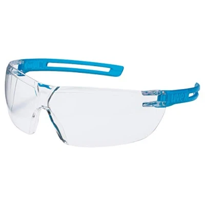 Image de Lunettes de Protection uvex x fit Oculaire PC Incolore Certifiées NF EN 166 170 Lentilles Antibuée Résistantes aux Rayures Produits Chimiques UV400 Légeres 23 Grammes