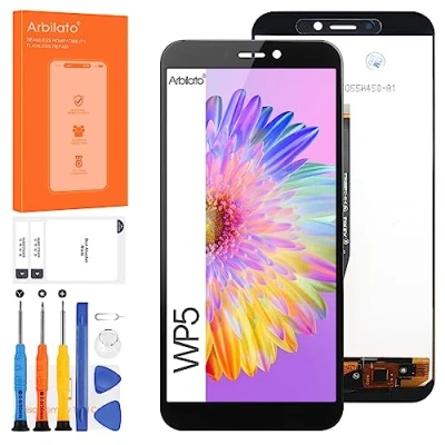 Image de Écran LCD pour Oukitel WP5 / Pro, Tactile Digitazer Full Assembly Remplacement de l&#039;écran avec Kit réparation (Noir)