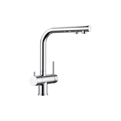 Image de BLANCO 523 128 Chrome Fontas II Robinet d&#039;évier avec Bec Fixe 523128, Rohrauslauf