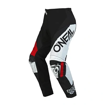 Image de O&#039;neal Mixte Élément Pantalons, Noir/Rouge, 30 EU