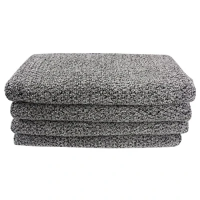 Image de Everplush Lot de 2 Serviettes Bain en Microfibre, Gris, 88,9 x 167,6 cm
