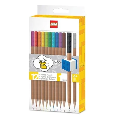 Image de LEGO Crayons de couleur la gamme 12 Packs avec Topper