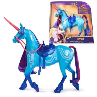 Image de Unicorn Academy L&#039;Ecole des Licornes Licorne River 28 Cm Pour Poupée Isabel Jouets Inspirés De La Série Jouet Enfant 4 Ans et +