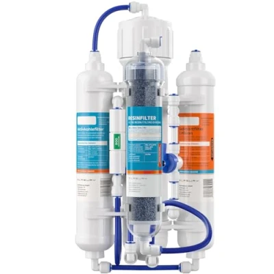 Image de Measury Système d&#039;osmose d&#039;aquarium 380 l/jour + kit de filtre à réinjection 630 ml inverse et eau ultra pure