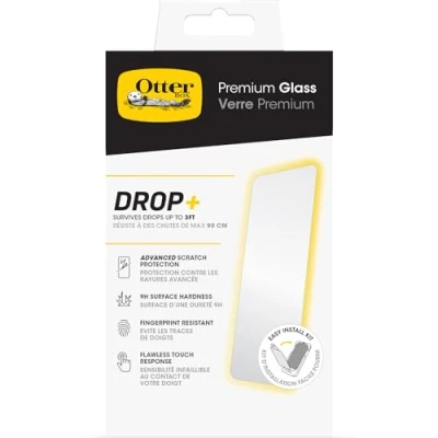 Image de OtterBox Premium Pro Glass Privacy Guard pour iPhone 15 Max, + Antimicrobial Neuf