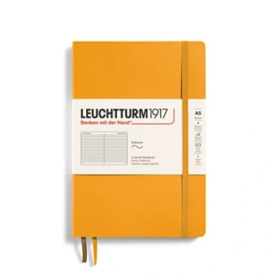 Image de LECUHTTURM1917 363404 Carnet de notes Medium (A5), Couverture souple, 123 pages numérotées, Rising Sun, ligné