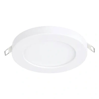 Image de EGLO Spot encastrable LED Fueva Flex, lampe de plafond encastrée, plafonnier à encastrer rond, luminaire en aluminium et plastique blanc, blanc chaud, Ø 11,7 cm