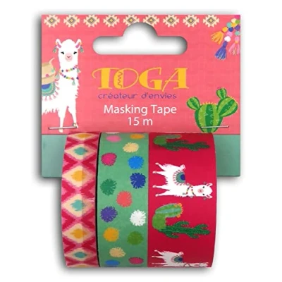 Image de Toga Masking Tapes, Autre, Multicolore, 6.7 x 8.5 4.7 cm MTY001