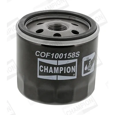 Image de CHAMPION COF100158S Filtre à huile 3/4&quot; 16 UNF vissé FIAT: Panda I 3/5 portes, Cinquecento, RENAULT: 12 Berline, Break, 17 Coupe