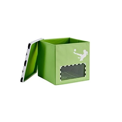 Image de LOVE !T STORE Coffre à jouets en polyester indéchirable Vert 33 x cm