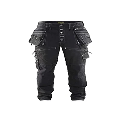 Image de Blaklader 19991141 Pantalon artisanal extensible X1900, Noir, taille C46