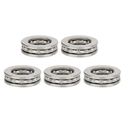 Image de 5 pièces 51104 butée à billes roulement convexe piste avion axial de haute précision simple défilement rondelle roulements 20x35x10mm