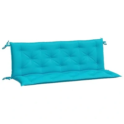 Image de vidaXL Coussins de Banc Jardin Lot 2 Turquoise 150x50x7 cm Tissu, Coussin, Coussin Banc, Jardin, d&#039;extérieur