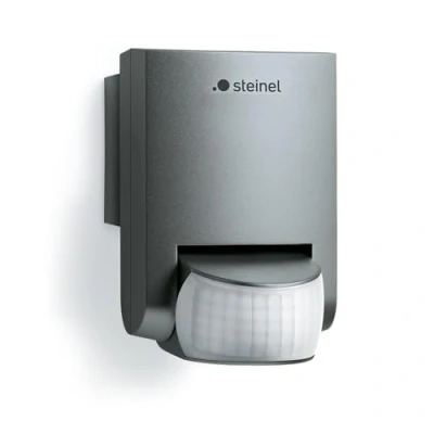 Image de Steinel Détecteur de mouvement IS 130 2 anthracite, extérieur/intérieur, capteur infrarouge 130, portée max. 12 m, IP54