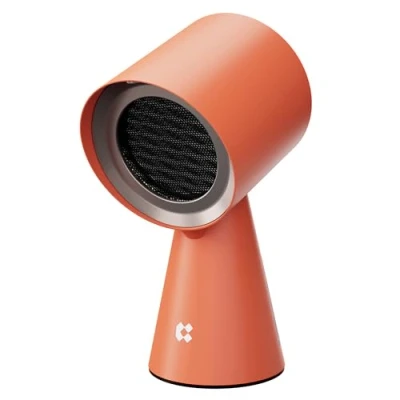 Image de CIARRA CBPHO01 Mini Hotte Asipirante Portable Aspiration de 120m3/h Mode Recyclage avec Filtre à Charbon Multi Filtration 2 Vitesses Orange