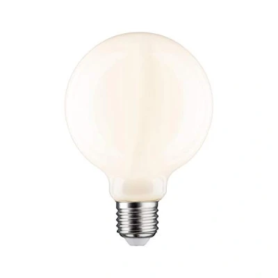 Image de Paulmann 28625 Ampoule LED à Filament G95 9 W Intensité Variable Opale 2700 K Blanc Chaud E27