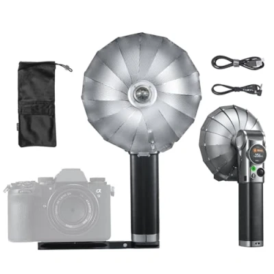 Image de GODOX Lux Master Rétro Camera Flash GN25 6000K土300K 2.4G Wireless Sync TTL Auto avec Touchscteen Tête de rotative Compatible Sony Canon Fuji Nikon Panasonic Olympus