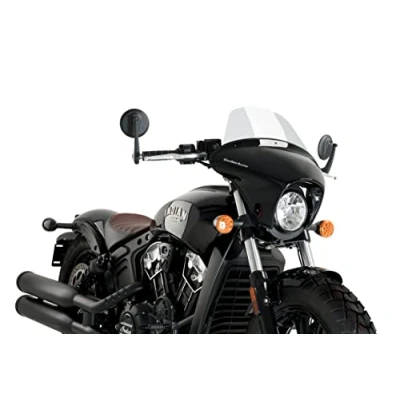 Image de Batwing SML Bulle Long Transparent pour Indian Scout Bobber 18&#039; 21&#039;