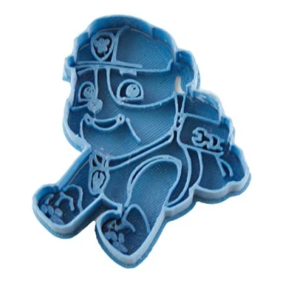 Image de Cuticuter Paw Patrol Rumble Moule de Biscuit, Bleu, 8 x 7 1.5 cm