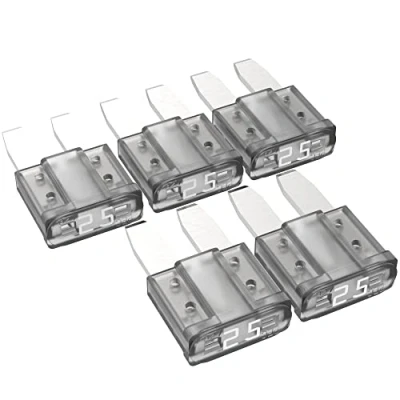Image de AUPROTEC Micro 2 Fusibles à lame MikrOTO II 5A 30A fusible enfichable d&#039;automobile choix : 25A ampère blanc, 5 pcs