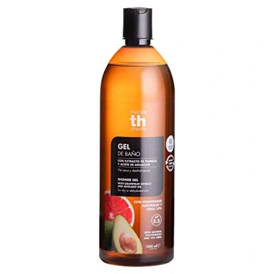 Image de Thader TH Pharma Gel de bain d’extrait pamplemousse et huile d’avocat Polyphénols, 1000 ml